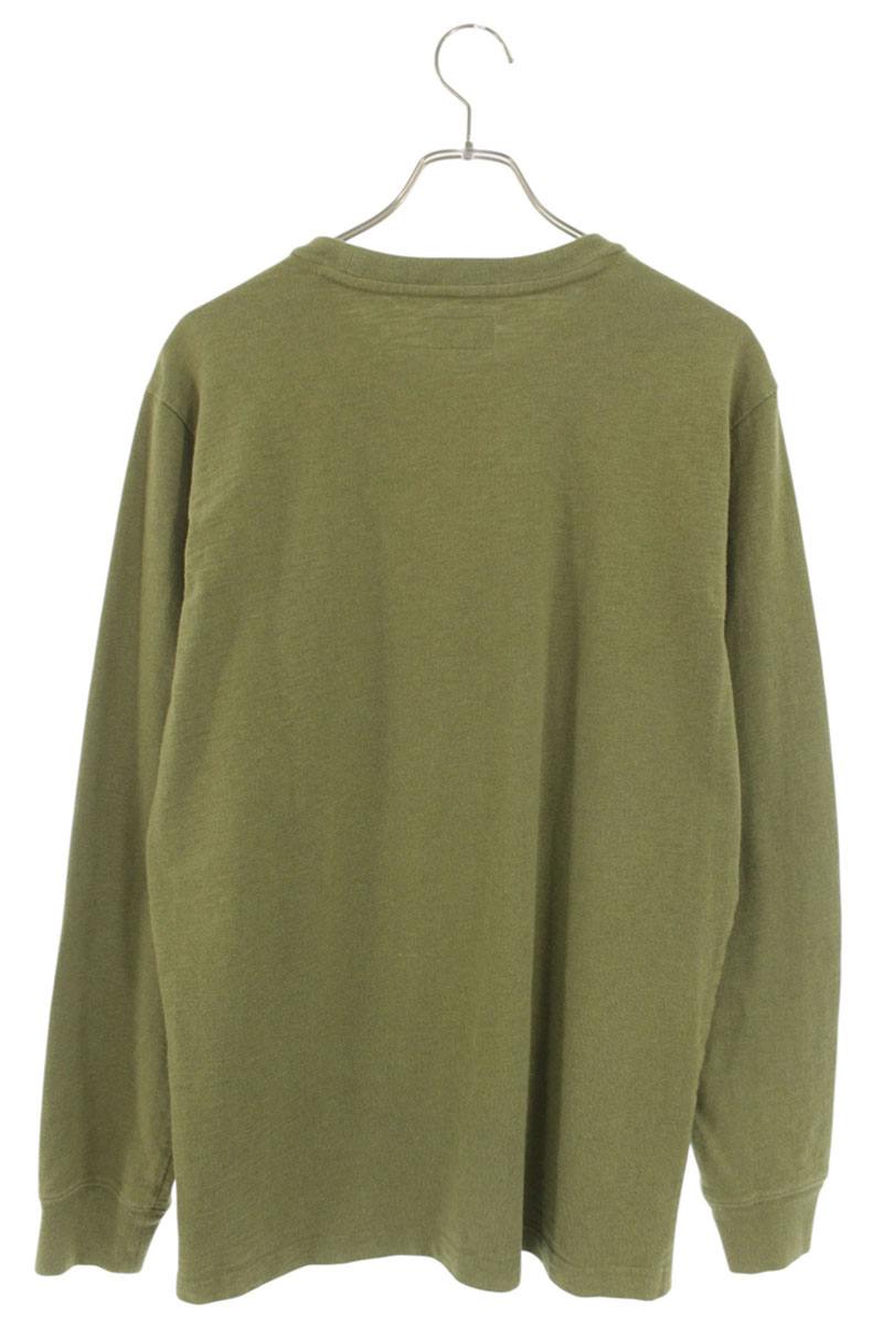Supreme ZULU Print Long Sleeve T-Shirt Green Size M