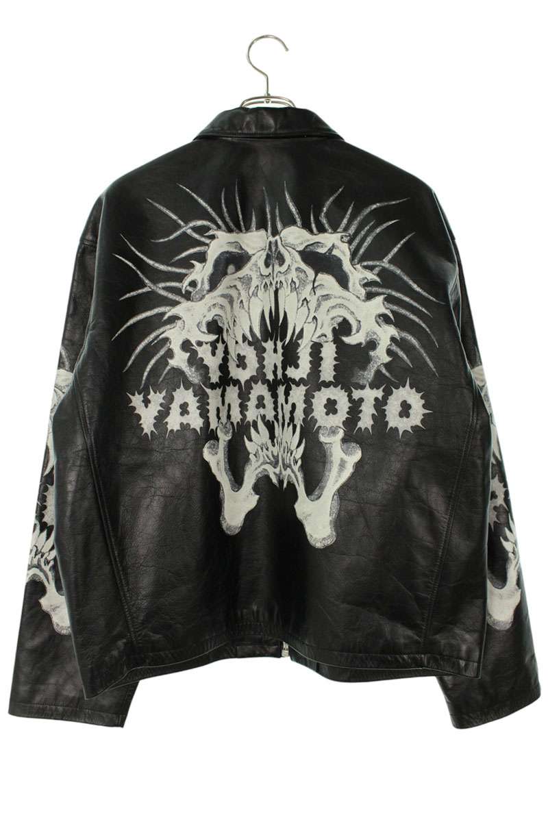 Supreme x Yohji Yamamoto Y's by Yohji Yamamoto Leather Jacket Black Size L