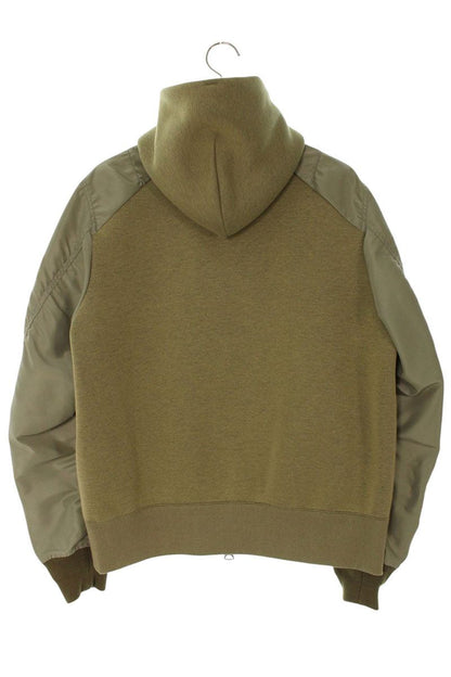 Sacai Zip Up Hoodie Green Size S