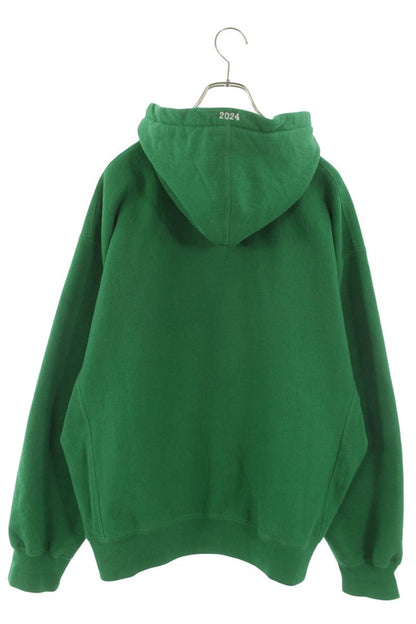 Supreme 24AW Box Logo Hooded Sweatshirt Green Size L