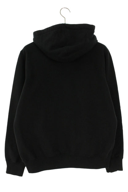 Supreme 19AW Text Rib Hooded Sweatshirt Black Size S
