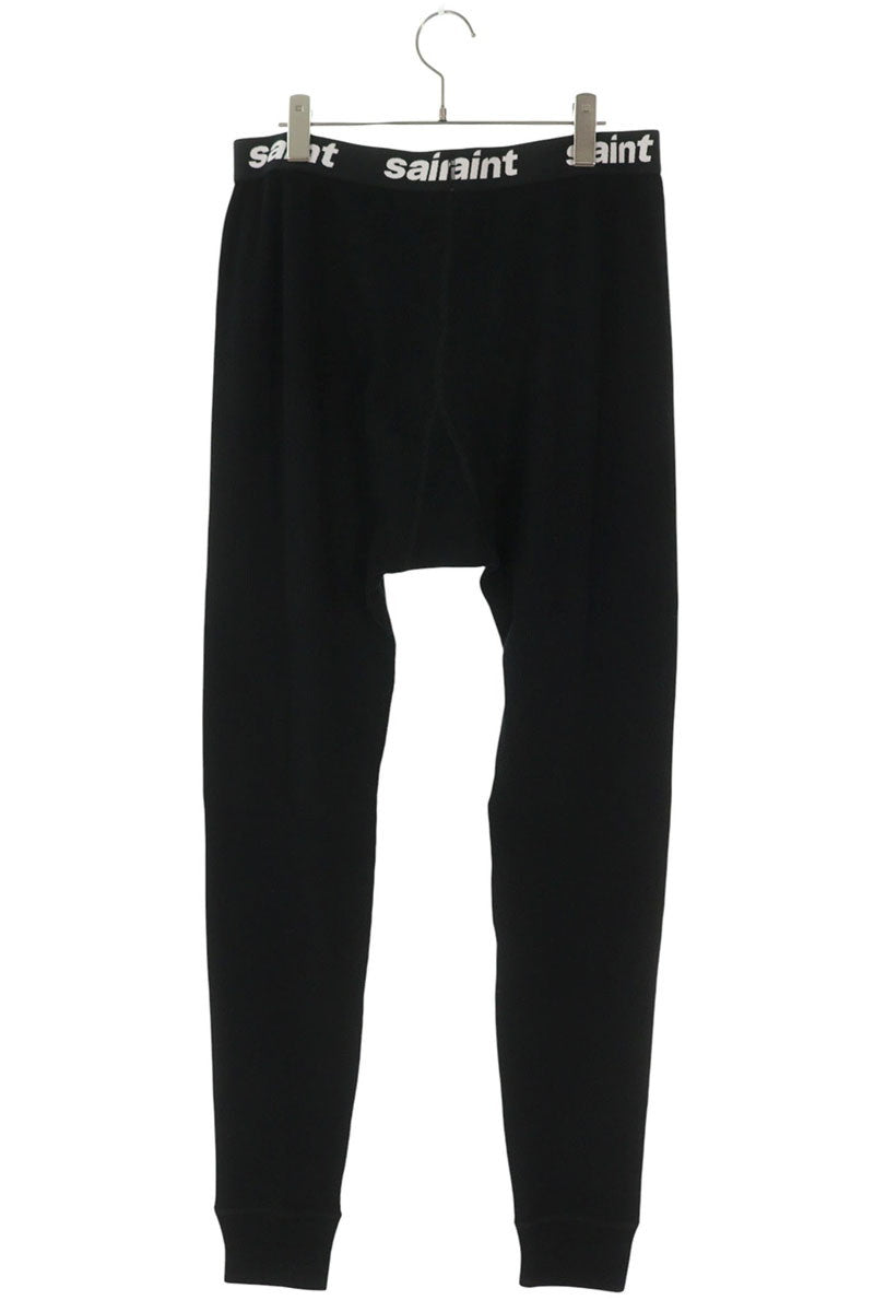 Saint Michael 25SS thermal Long Pants Black Size L