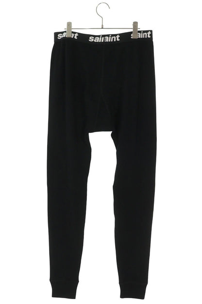 Saint Michael 25SS thermal Long Pants Black Size L