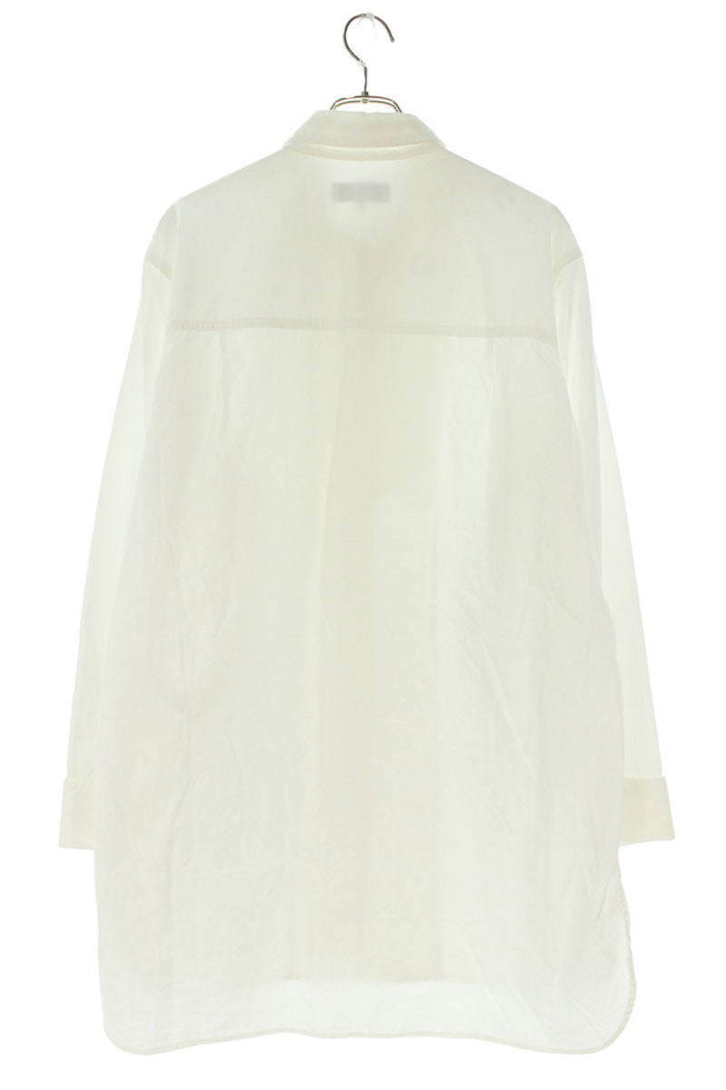 Vintage Yohji Yamamoto Tops - Yohji Yamamoto Pour Homme Multi Button Longline L/S White M - Authentic Archive