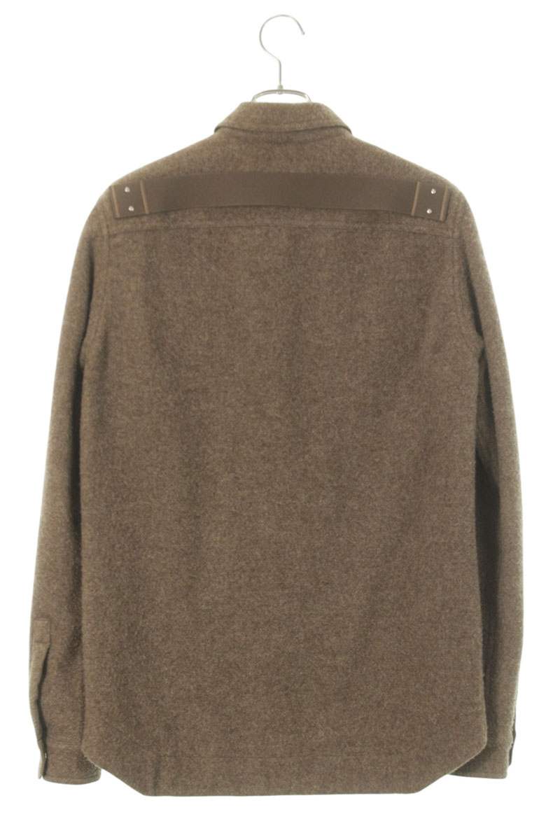 Rick Owens WLD Wool Blouson Brown Size 44