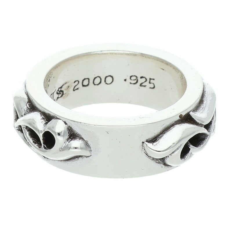 Chrome Hearts DBL NARROW VINE BAND Ring Silver Size 17.5 (Silver 18.77g)
