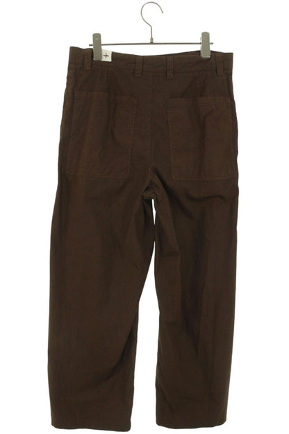 Jil Sander Cotton Long Pants Brown Size 44