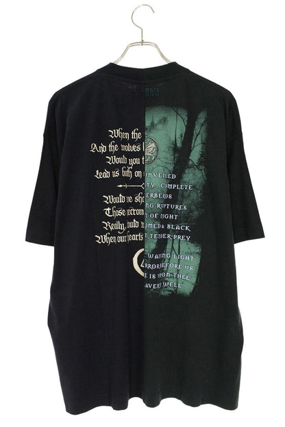 Vetements 25AW N Cof T-Shirt Black x Green x Blue Size XS