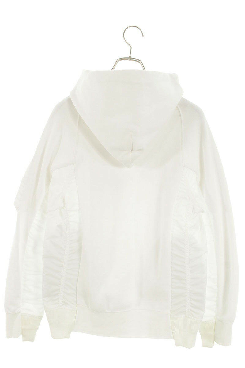 Sacai x Nike Hoodie White Size XS