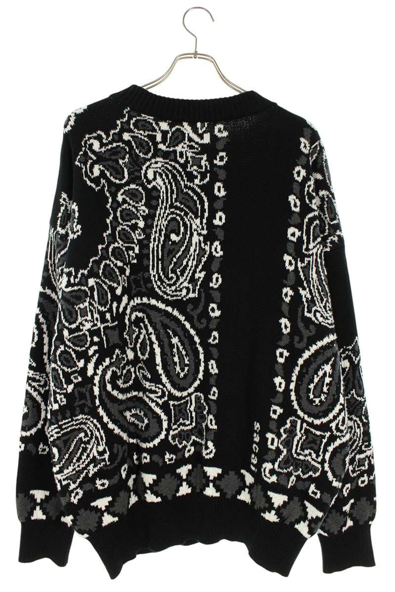 Sacai 22SS Knit Sweater Black Size L