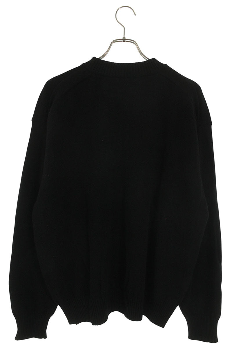 Sacai Pullover Knit Sweater Black Size M