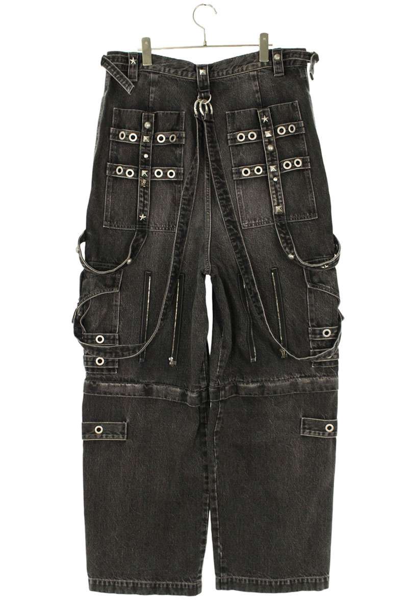 BALENCIAGA 22SS Studded Baggy Denim Pants Multi Size 32
