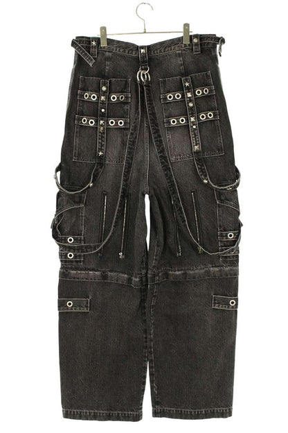 BALENCIAGA 22SS Studded Baggy Denim Pants Multi Size 32