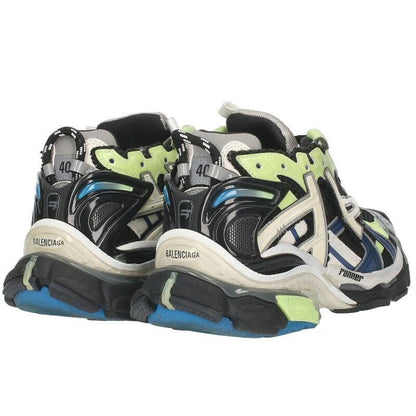 Balenciaga Sneakers Silver x Green x Blue Size 40
