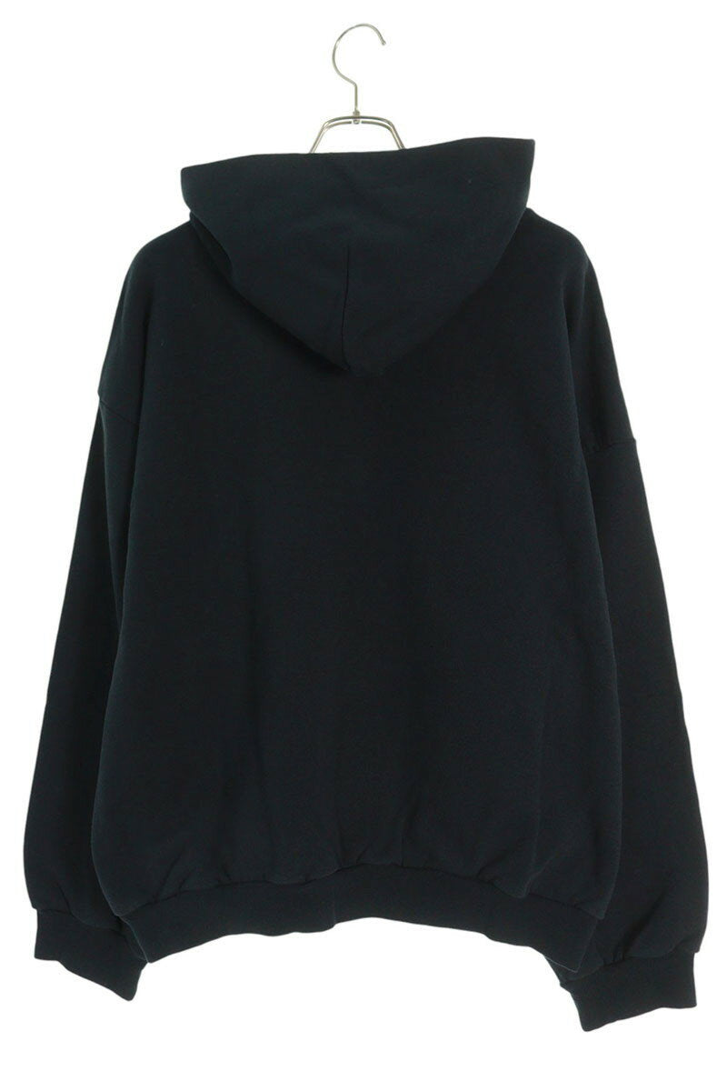 Balenciaga 25AW BB Logo Hoodie Blue Size L