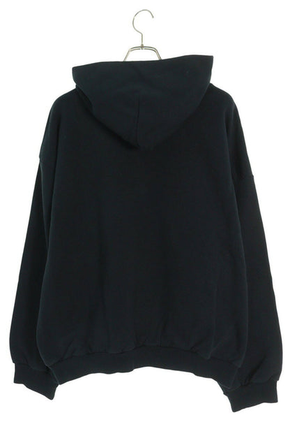 Balenciaga 25AW BB Logo Hoodie Blue Size L