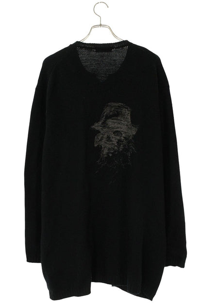 YOHJI YAMAMOTO POUR HOMME 19AW Zip Up Wool Cardigan Black Size L