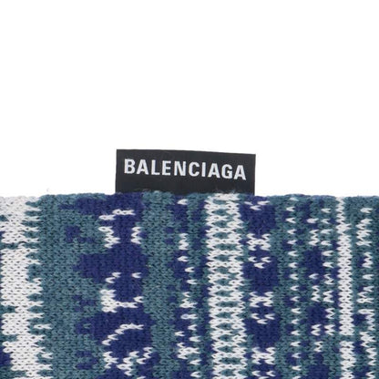 Balenciaga Distressed Scarf Green