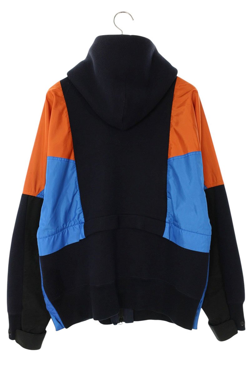 Sacai Zip Up Hoodie Blue Size S