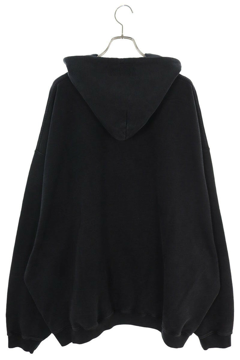 Vetements 24AW Logo Hoodie Black x White Size XL