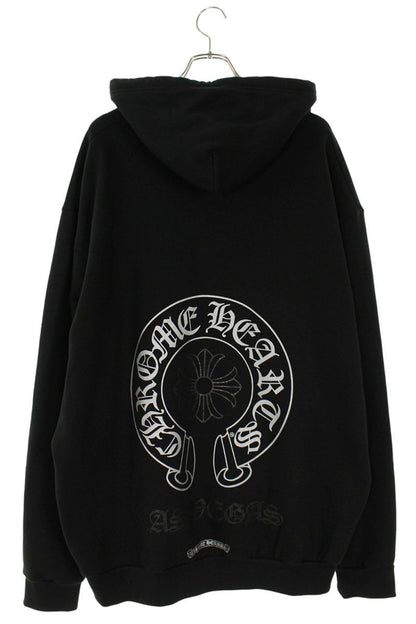 Chrome Hearts SWTSHRT PLVR LTD Pullover Horseshoe Print Hoodie Black Size XXL