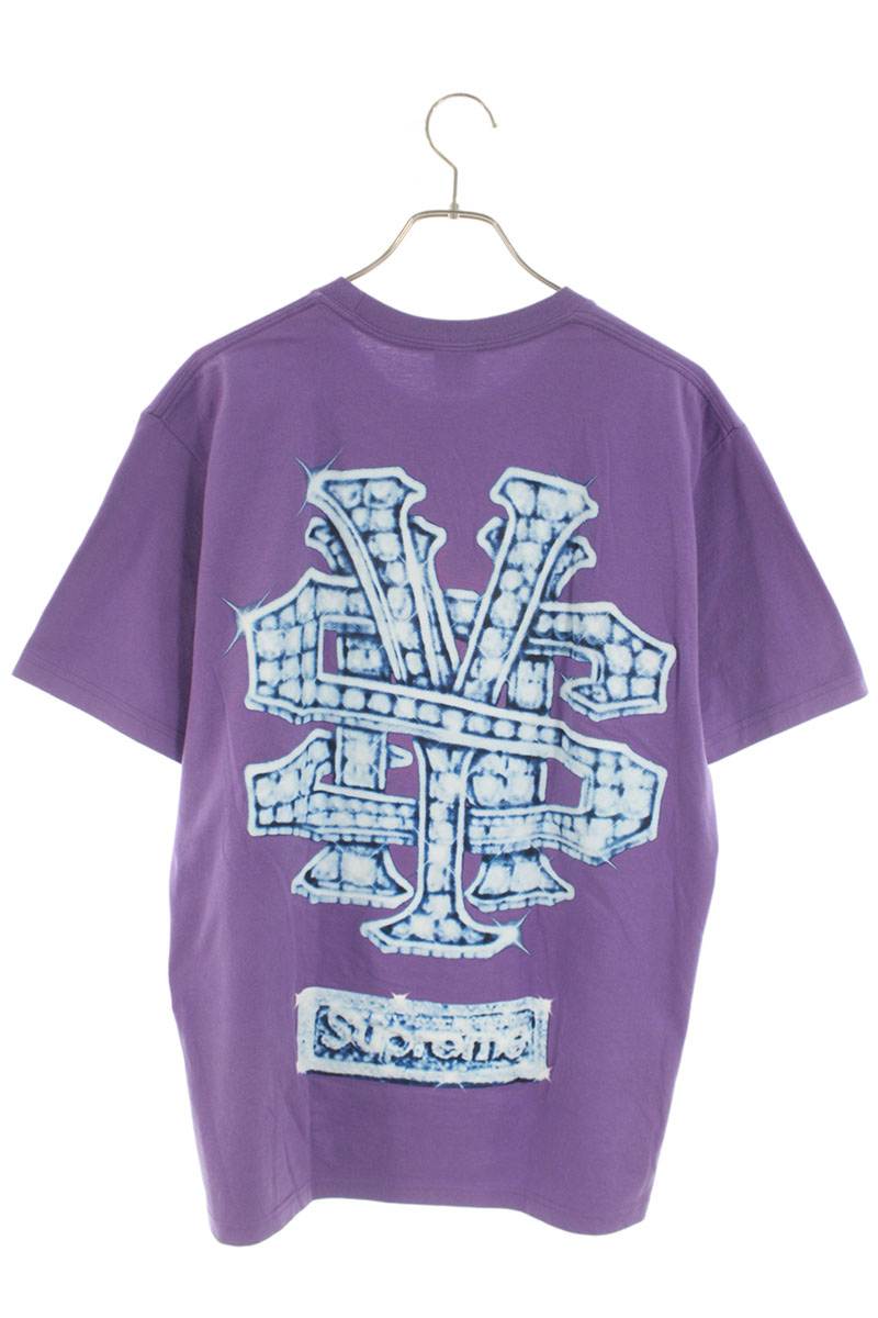 Supreme 25AW Snowman Tee T-Shirt Purple Size M