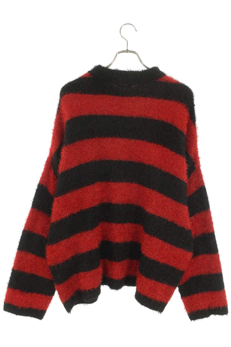Saint Michael Boarder Knit Sweater Red x Black Size L