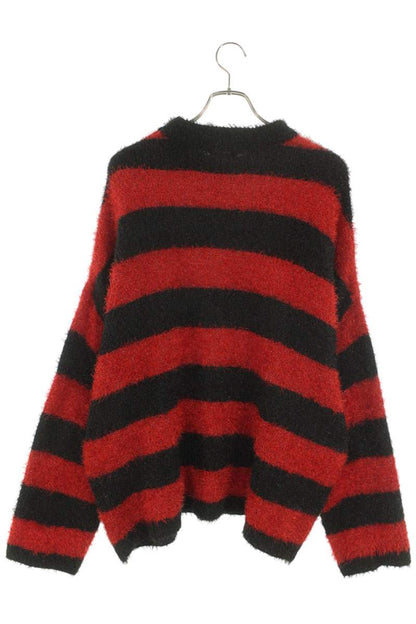 Saint Michael Boarder Knit Sweater Red x Black Size L