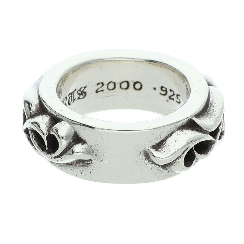 Chrome Hearts DBL NARROW VINE BAND Ring Silver Size 7.5 (Silver 13.55g)