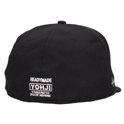 YOHJI YAMAMOTO POUR HOMME x READYMADE Patchwork Logo Hat Black Size 7.375