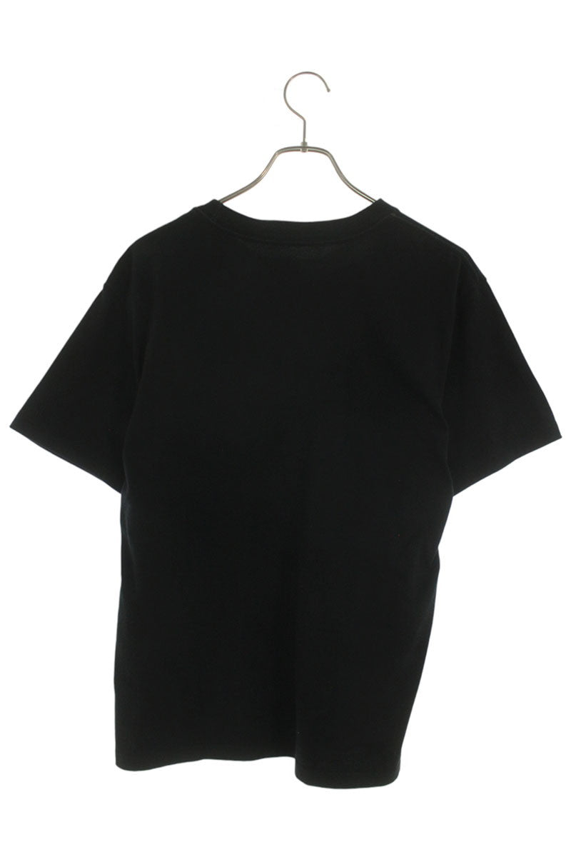 YOHJI YAMAMOTO POUR HOMME x New Era Logo Print T-Shirt Black Size 4