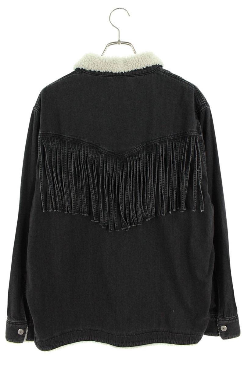DENIM TEARS Long Sleeve Shirt Black Size M