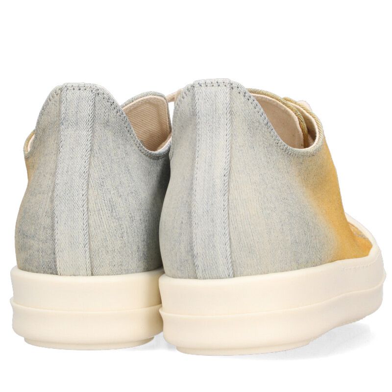DRKSHDW RAMONES LOW Denim Sneakers Orange x Blue x White Size 40