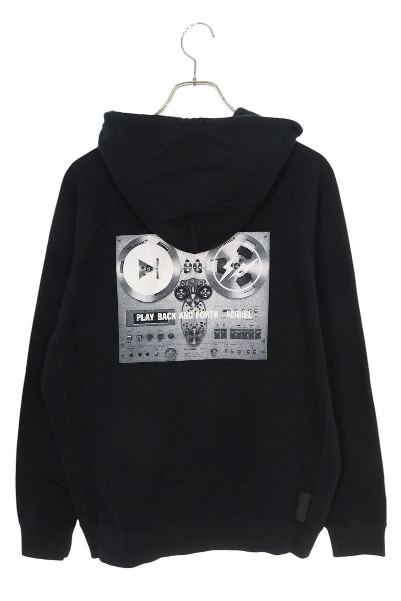 SEQUEL 22SS Print Hoodie Black Size S