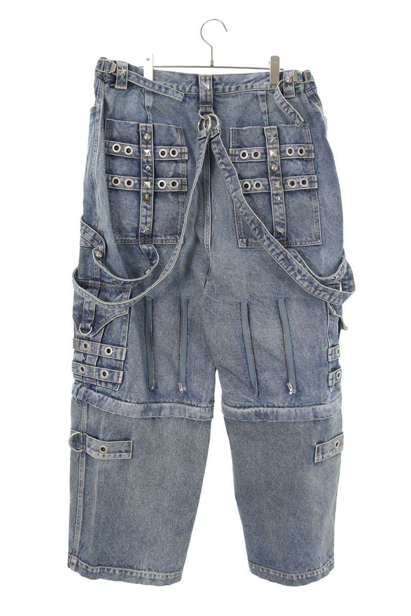 BALENCIAGA 22SS Studded Baggy Denim Pants Size 36