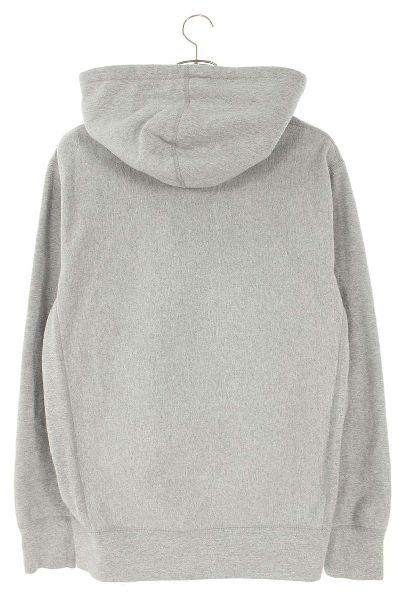 Supreme x Swarovski 19SS Swarovski Box Logo Hooded Sweatshirt Gray Size M