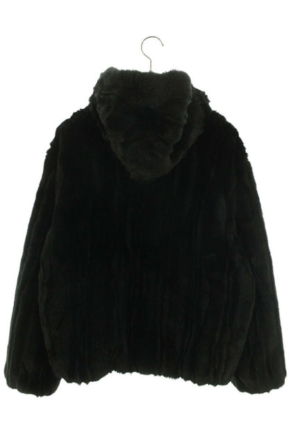 Supreme 24AW Faux Fur Hooded Jacket Blouson Black Size S