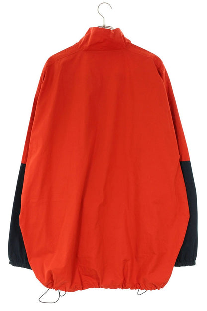 Balenciaga Logo Print Blouson Red x White x Black Size S
