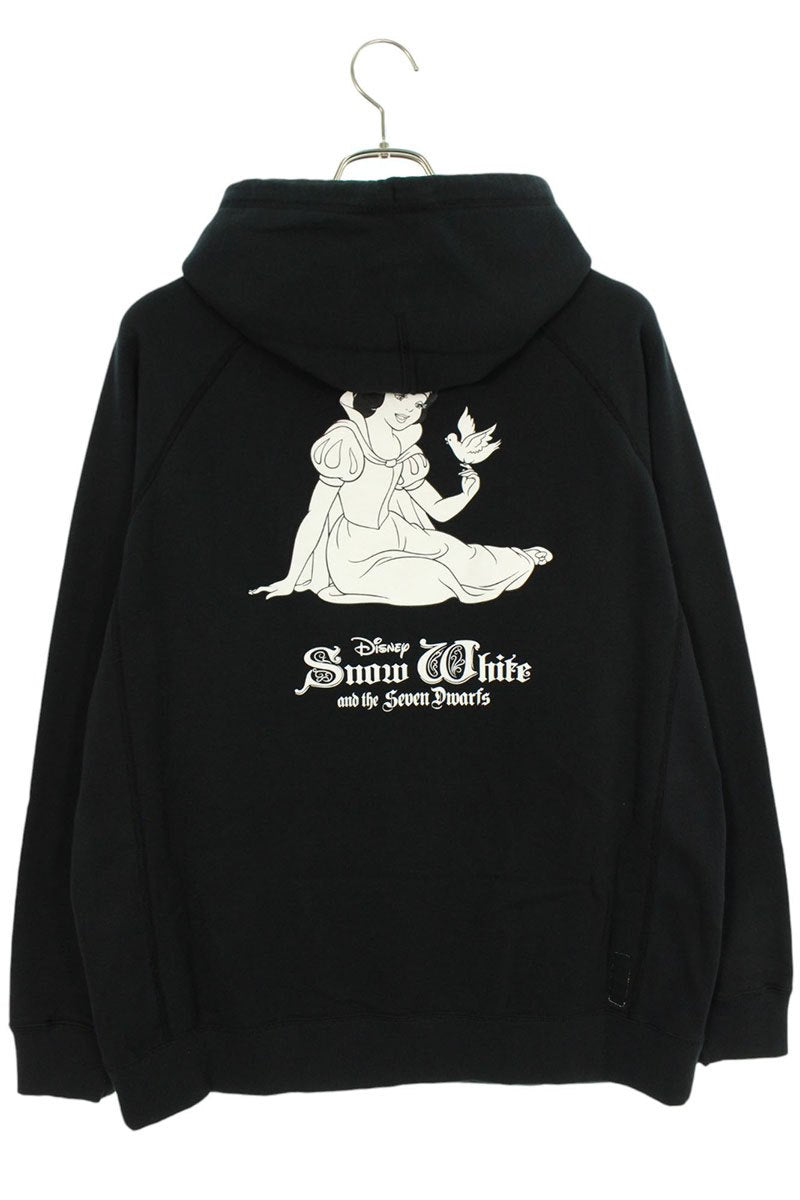 SEQUEL 24AW Print Hoodie Black Size S