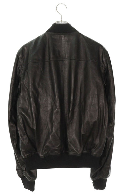 Rick Owens 25AW LBY Leather Jacket Black Size 50