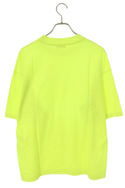 Balenciaga Logo Embroidered T-Shirt Yellow Size XS