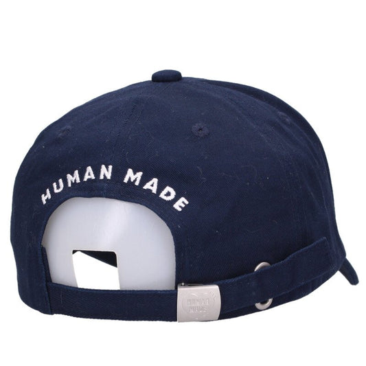 Human Made Embroidered Cotton Hat Blue Size ONE SIZE