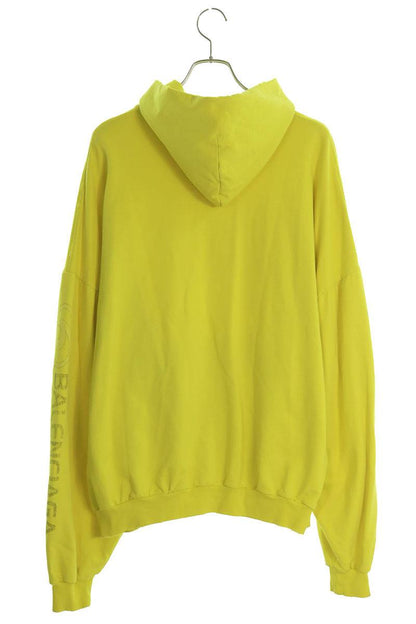 Vintage Balenciaga Tops - BALENCIAGA 24SS Logo Print Pullover Hoodie Yellow Size M - Authentic Archive