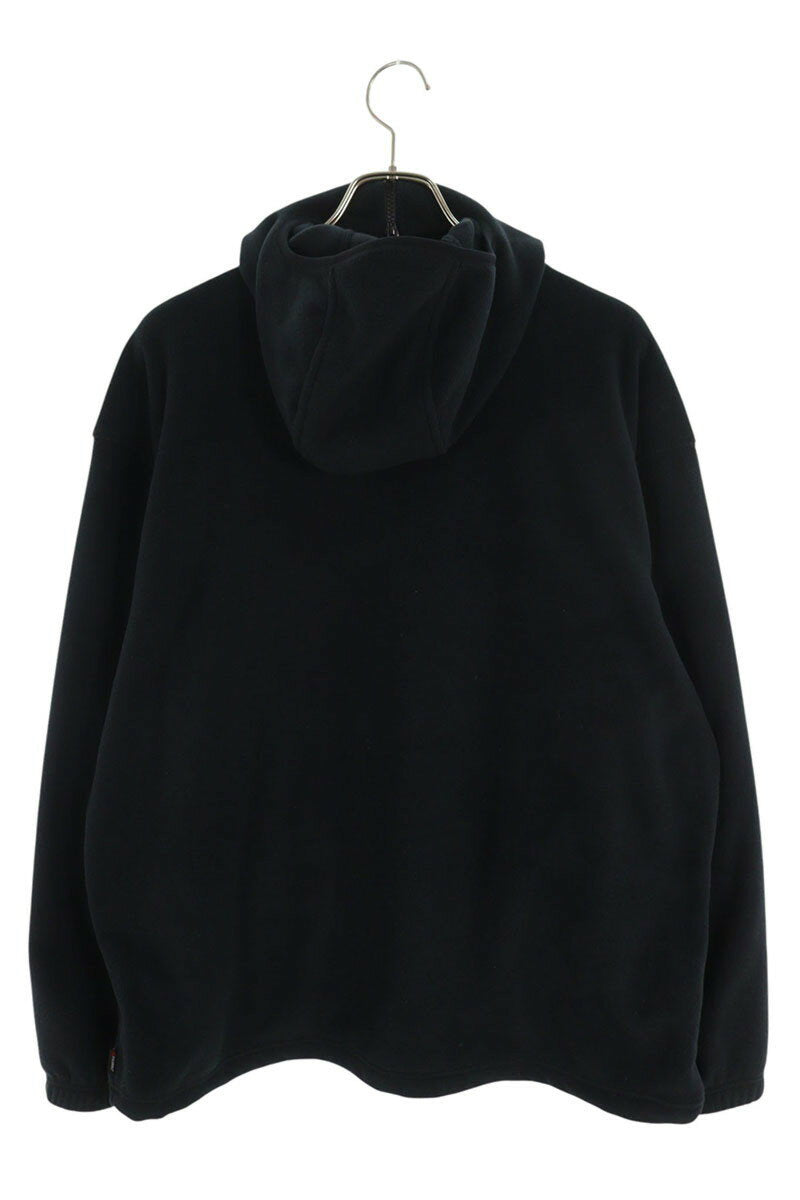 Supreme 25FW Polartec Facemask Half Zip Hooded Sweatshirt Black Size XL
