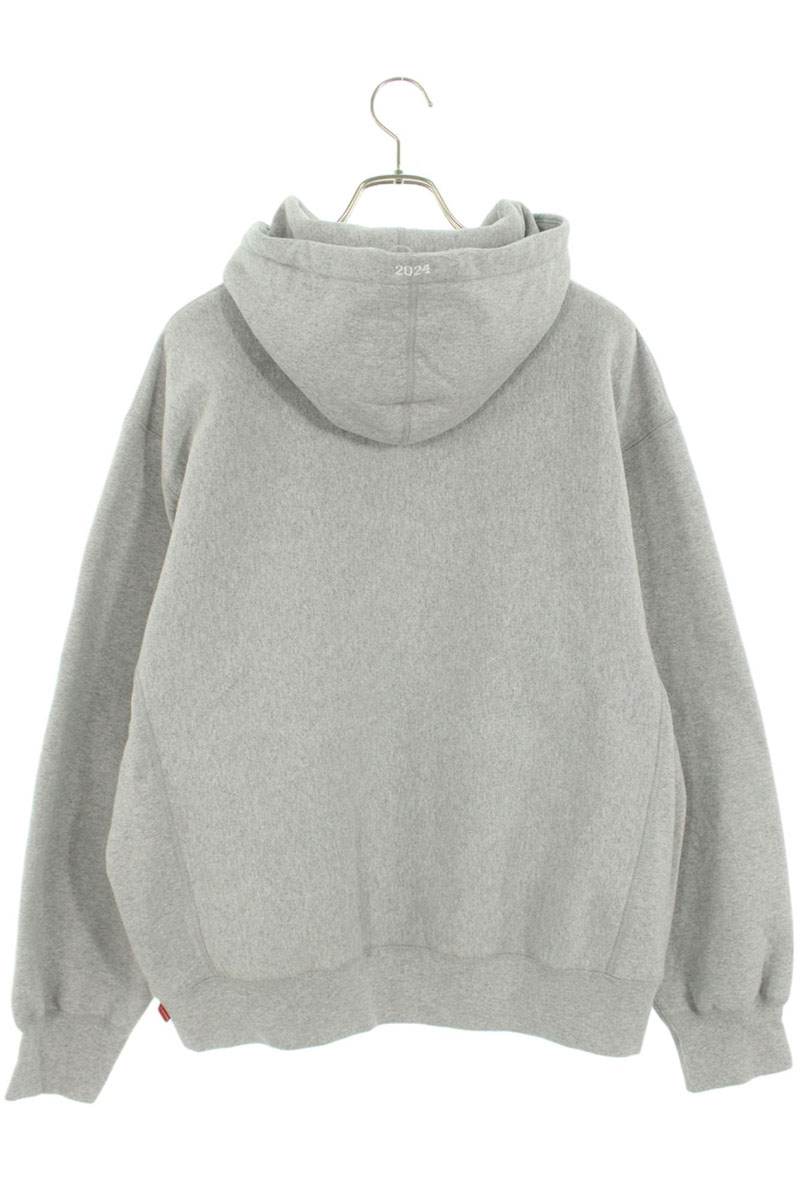 Supreme Box Logo Hooded Sweatshirt Gray Size M