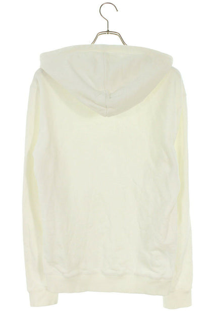 Saint Laurent Paris Logo Pullover Hoodie White Size S