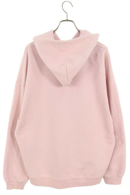 Vetements 21SS Logo Embroidered Hoodie Pink Size S