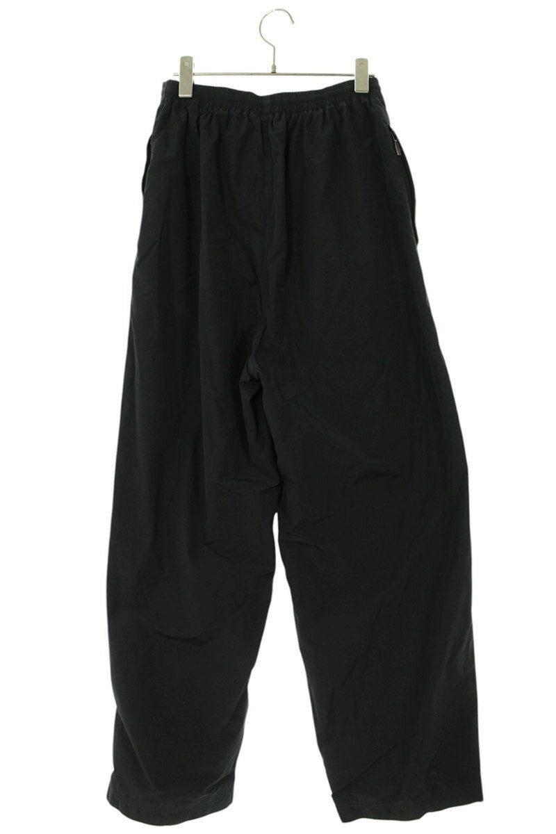 Balenciaga Logo Embroidered Long Pants Black Size XXS
