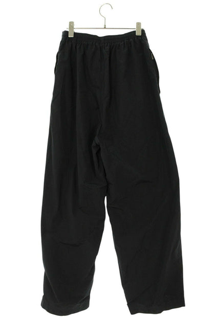 Balenciaga Logo Embroidered Long Pants Black Size XXS