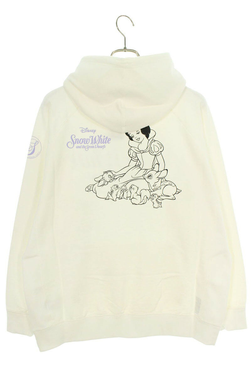 SEQUEL 24AW white Print Pullover Hoodie White Size M